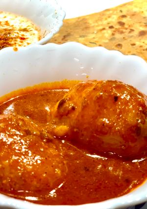 A picture of Khatta Mitha Dum Aloo.