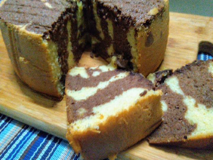 Anti Ribet, Buat Zebra Cake Putih Telur Istimewa