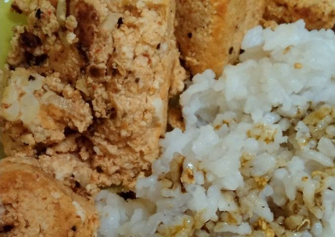 Pepes tahu tempe tanpa kelapa