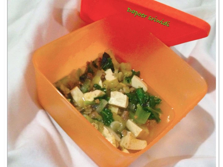 Cara Mudah Menyiapkan Resep Mpasi 12m+ (tumis pok coy tahu) Anti Ribet, Sempurna