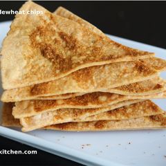 A picture of Baked Wholewheat Chips.