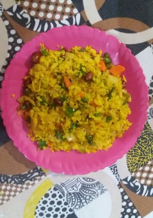 A picture of Rice poha.