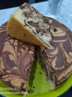 Foto resep Marmer cake simple