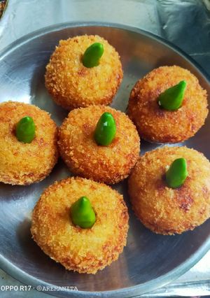 Foto resep Kroket kentang isi ayam