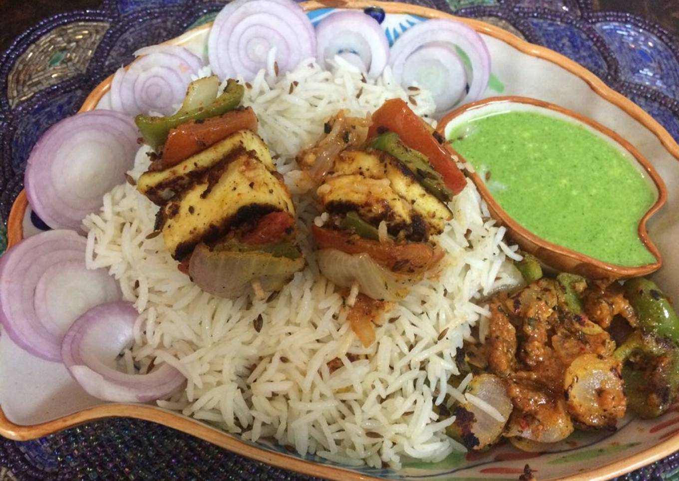 Paneer Tikka Biryani