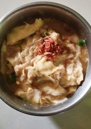 Foto resep 🥟pangsit rebus isi daging🥟