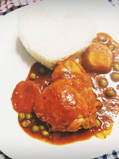 Una foto de Estofado peruano de pollo