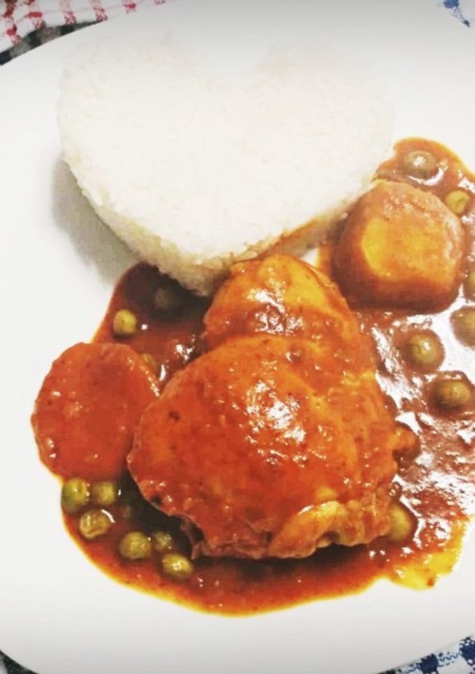 Una foto de Estofado peruano de pollo