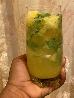 A picture of Orange mojito my style.