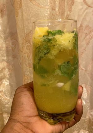A picture of Orange mojito my style.