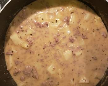 How To Serving Recipe Cheeseburger soup Delicious Nutritious