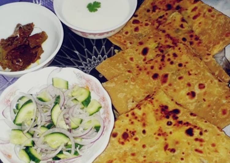 Recipe of Homemade Aloo ka paratha