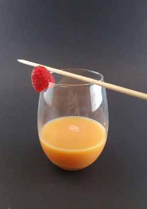 A picture of The BEST morning juice mix.
