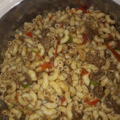 A picture of Stir-fried macaroni.