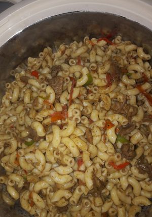 A picture of Stir-fried macaroni.