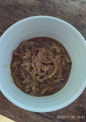 Foto resep Beef curry ramen
