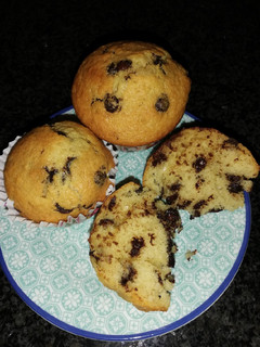 Φωτογραφία της συνταγής Muffins με κομμάτια σοκολάτας 🍫