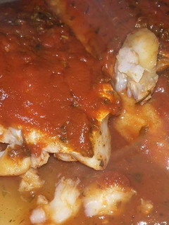 Una foto de Merluza en salsa de tomate