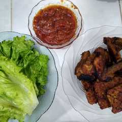 รูปของ Ayam tempe bakar teflon