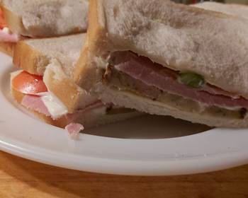 Fresh, Make Recipe My leftovers ham and stuffing sandwich Very Delicious
