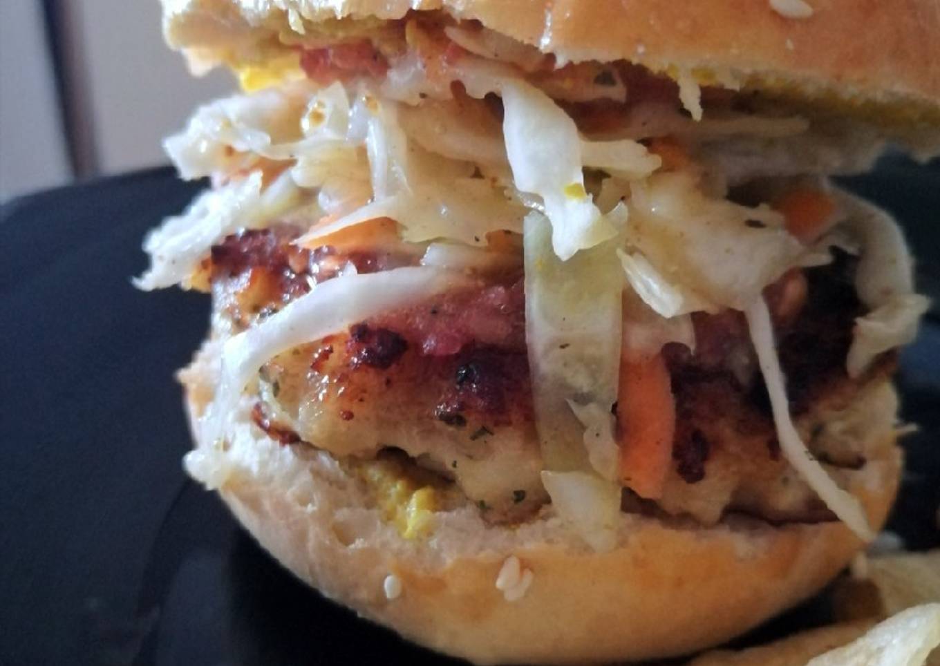 Hamburguesa de bacalao 🍔🐟