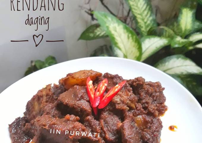 Resep Rendang daging enak dan lembut yang Enak Banget