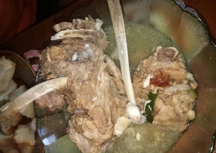 RECOMMENDED! Begini Resep Soup tulang sapi simple Enak