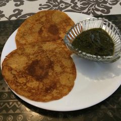 Oats and corn chila A picture of Oats and corn chila.