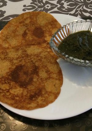 A picture of Oats and corn chila.