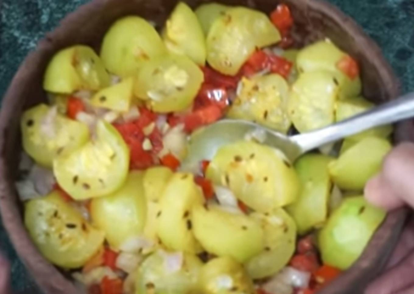 Apple gourd salad