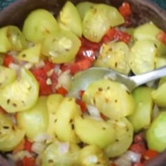 Apple gourd salad A picture of Apple gourd salad.