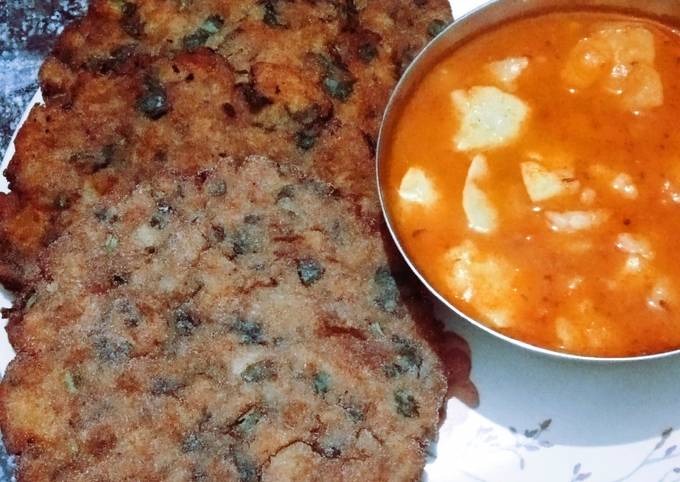 Kuttu aata poori and aalloo sabzi