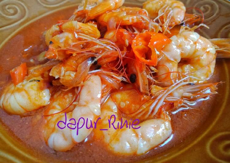 Udang Saus Asam Manis Pedas