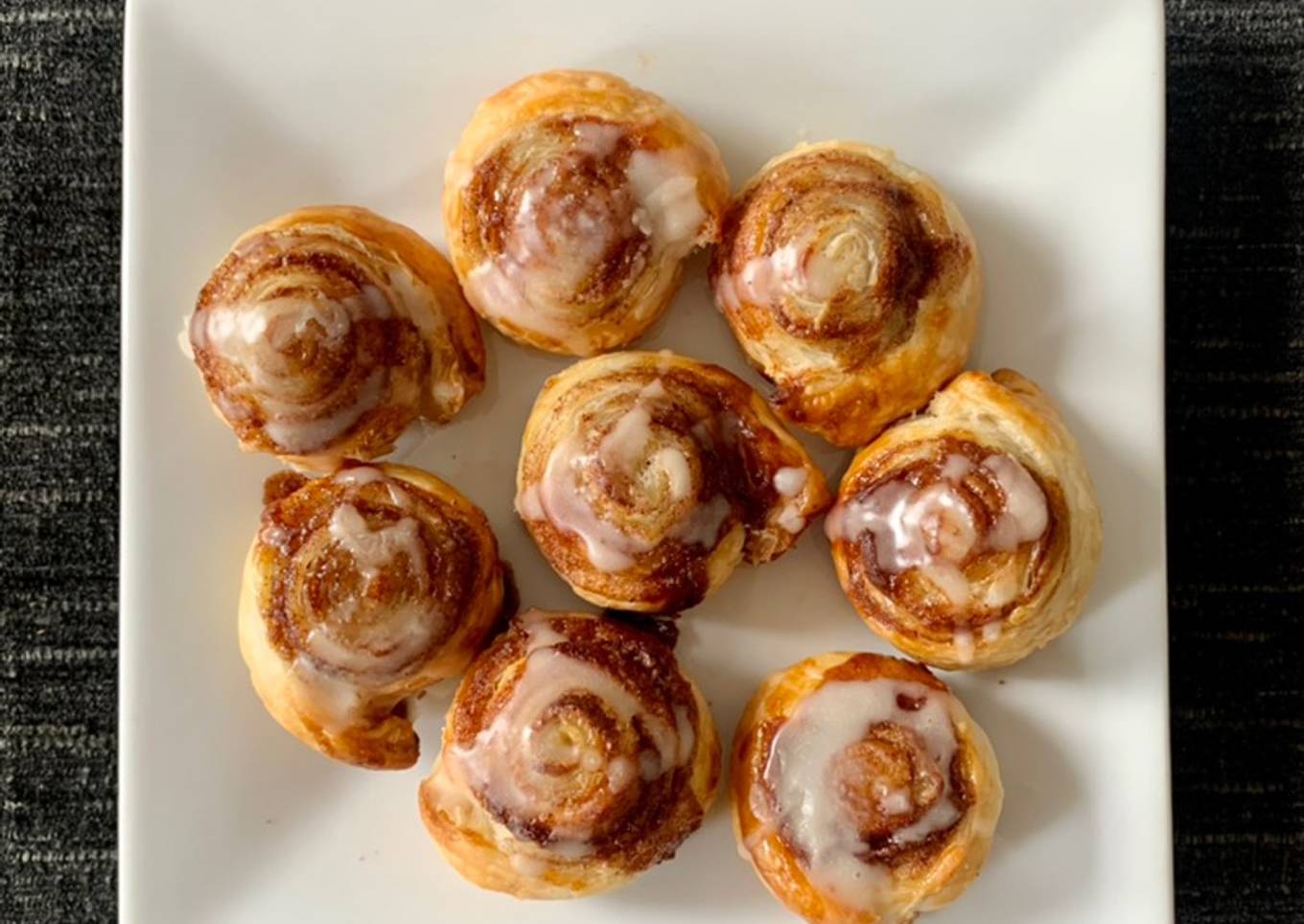 Puff Pastry Cinnamon Rolls