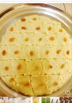 A picture of Milk powder coconut burfi.