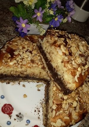 صورة لوصفة بريوش بعجينة سائلة خفيف وبنين😋😋