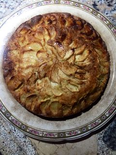 Una foto de Torta de manzana