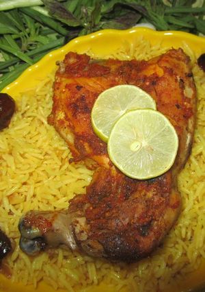 عکسی از دستور بلوچی چاول