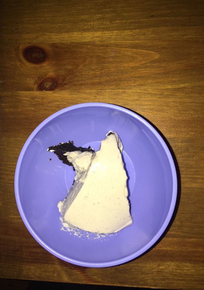 Una foto de Tarta de queso con oreos