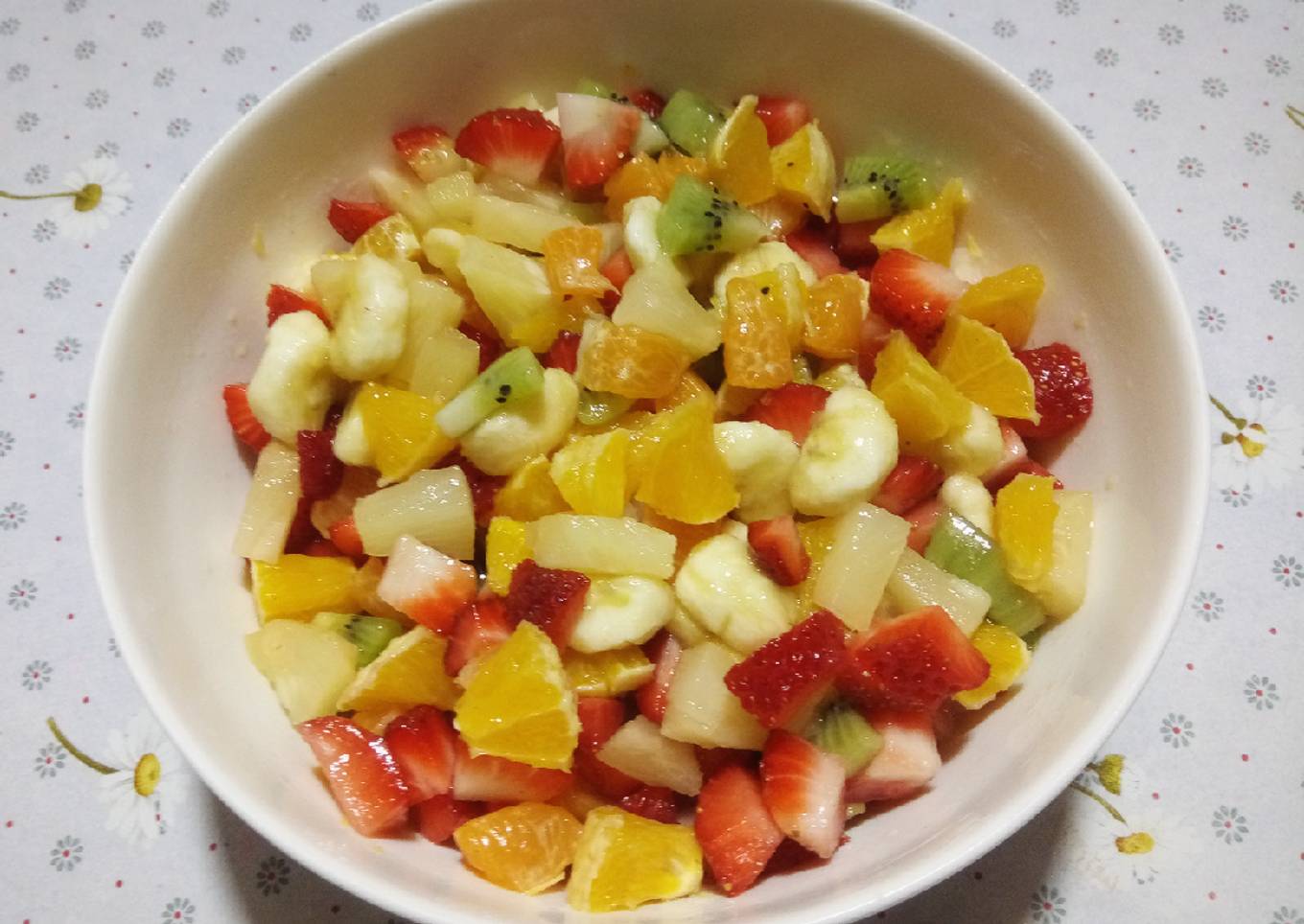 Recipe of Favorite Salade de fruits sans sucre ajouté ❤