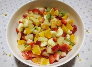 Une photo de Salade de fruits sans sucre ajouté ❤