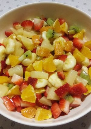 Une photo de Salade de fruits sans sucre ajouté ❤