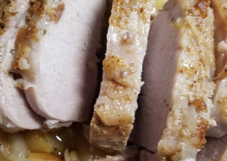 Simple Way to Prepare Any-night-of-the-week Bourbon Roasted pork loin