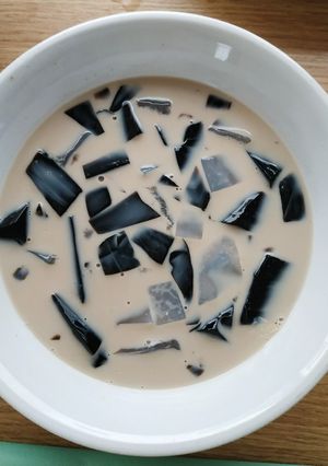 Foto resep Es Teh Susu Cincau