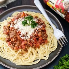 A picture of Easy Spaghetti Bolognese.