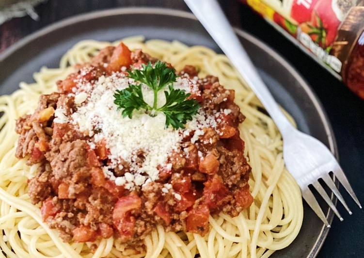 Recipe of Perfect Easy Spaghetti Bolognese