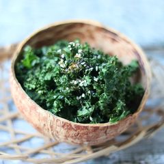 A picture of Air fry crispy kale.