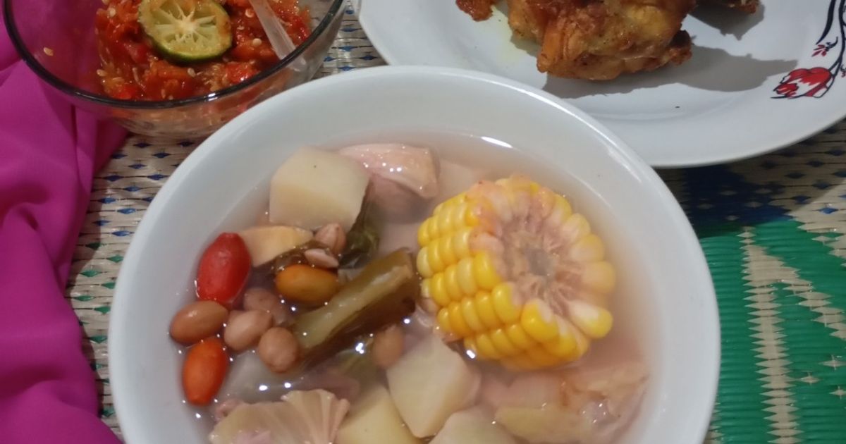 Sayur Asem kuah Trasi Merah