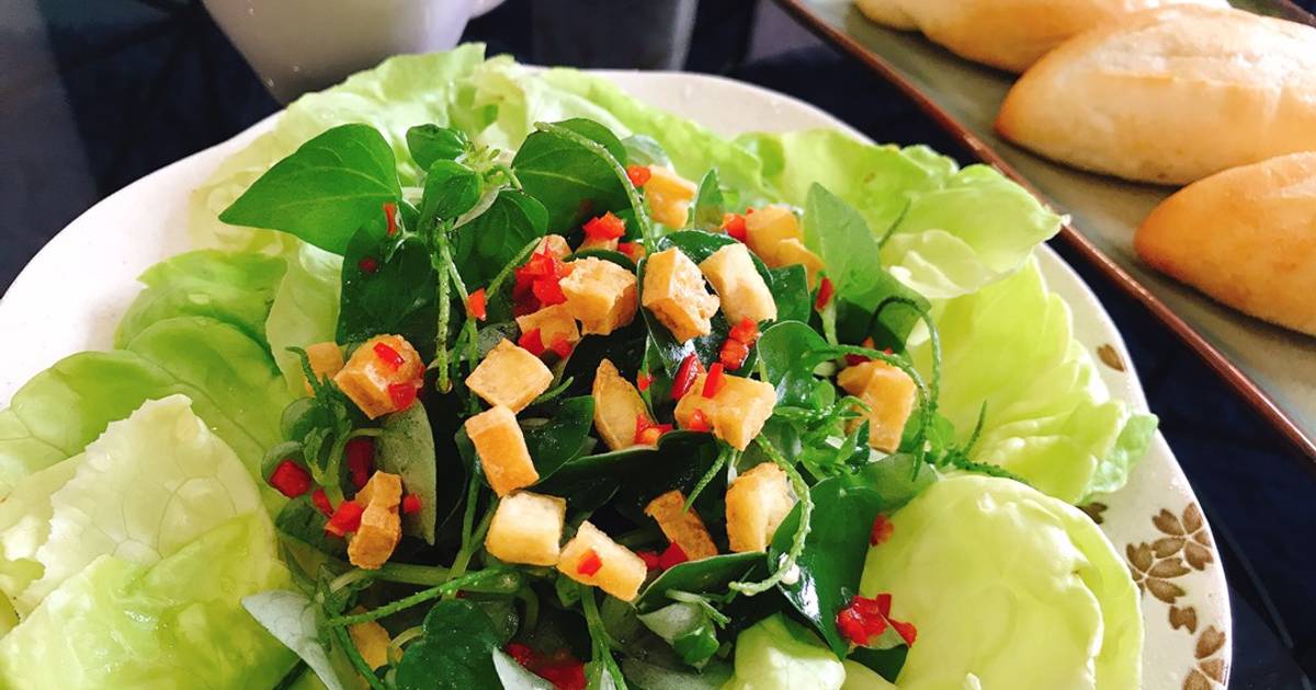Cách thực hiện Salad trộn dầu giấm tươi tắn ngon nhất