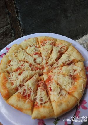 Foto resep Pizza tanpa Ulen Pake Teflon